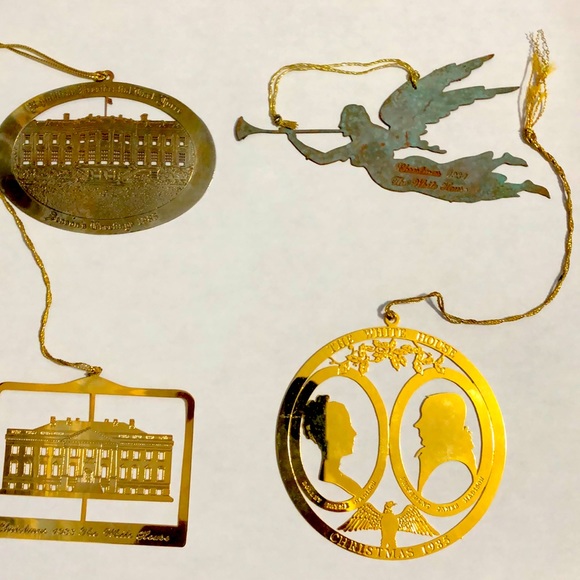 Rare 4 piece ornament set White House collection 1985 - Picture 1 of 5